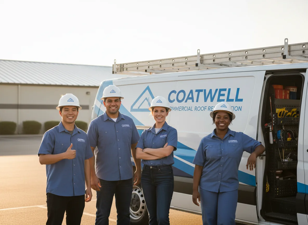 Commercial roof coating company in Dickens, IA